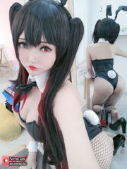 [COS福利] Coser小姐姐Potato Godzilla - Kurumi Tokisaki Bunny Girl