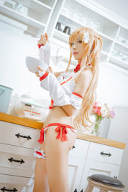 [Cosplay] Blogger anime Cheche Celia - Pakaian Dalam Asuna