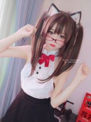 [Net Red COS] Cute Girl Coser เขย่าเพลง yoyo-Black Tights