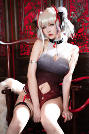 [Internet celebrity COSER photo] Miss Coser Xingzhichi-W-Doujin Cheongsam