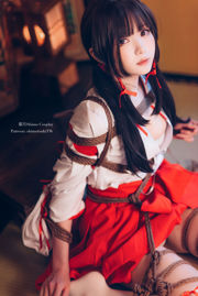 [Net Red COSER 사진] Weibo Girl Paper Shuangyue Shimo - Miko Bundling