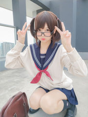 [Cosplay Photo] NAGISA Monster Meow - Estilo Navy JK