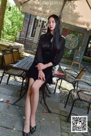 [Pemotretan Model Dasheng] No.081 Xiaomei Starbucks Door Show Daging Abon