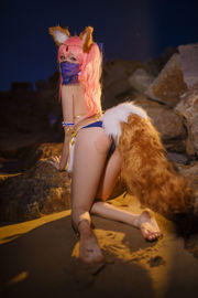 [COS Welfare] Cosplay Hina Jiao - Tamamo Mae Arab Dancer